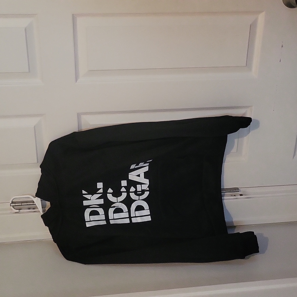 DKNY Black Hoodie Sweatshirt